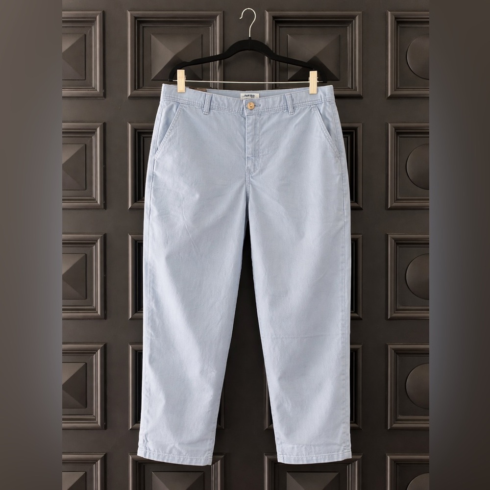 Kensie Women’s Light Blue Cropped Chinos NWT SZ 12